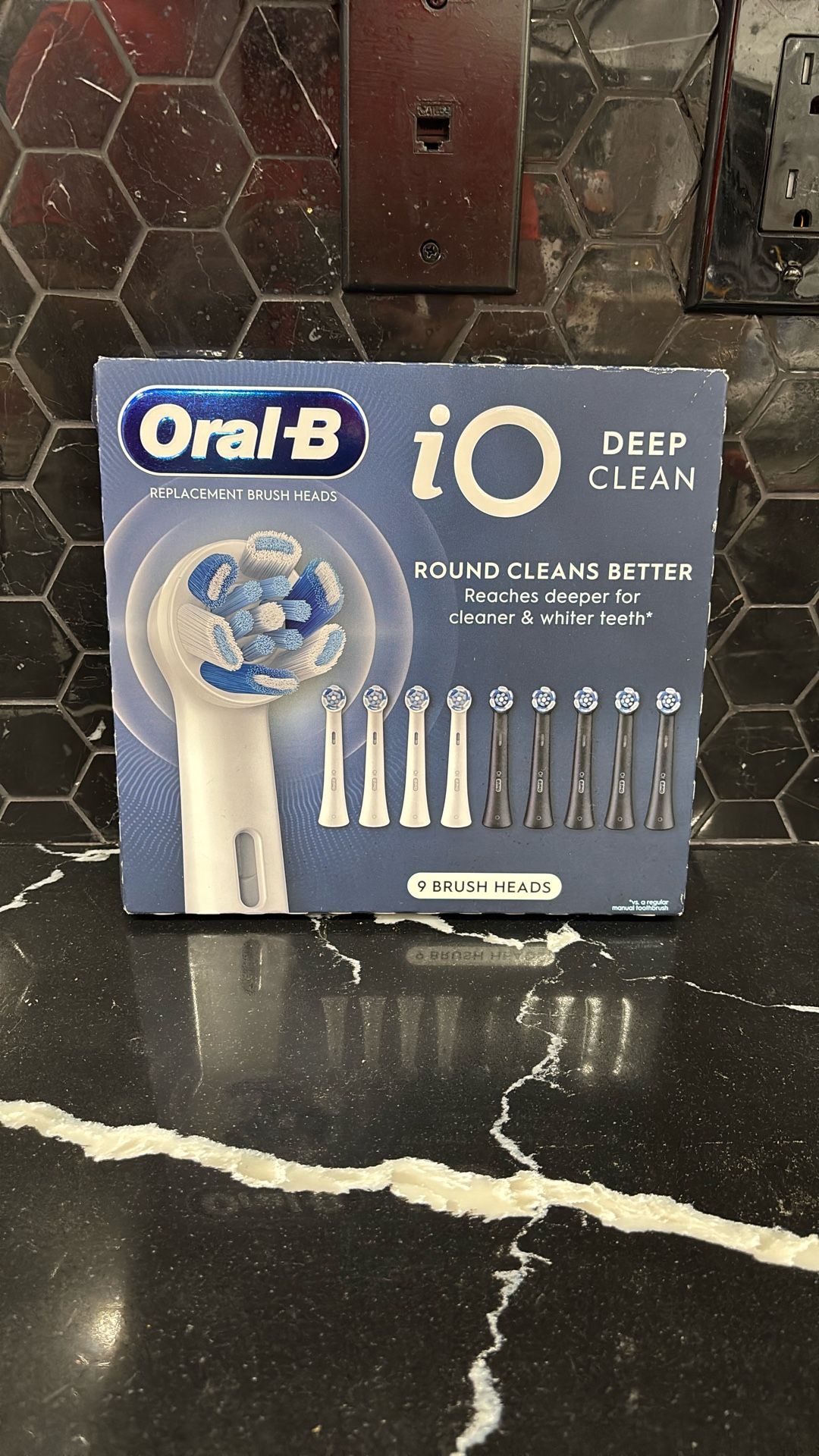 Oral B iO Round Replacement Brush Heads