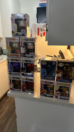 Bulk Funko Pops w/ Exclusives (Marvel, DC, Anime) & Protectors