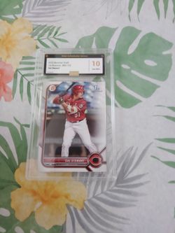 Graded baseball card gem 10
