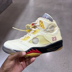 Air Jordan 5 X Off White Sz 9.5