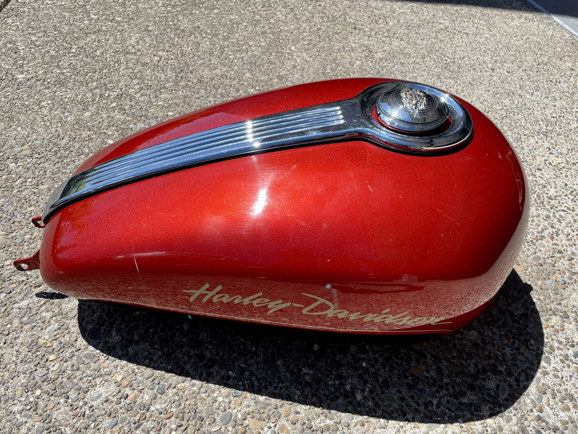 Harley Davidson Sportster 883 & 1200 Custom & Low Red 4.5 Gallon Fuel Gas Tank