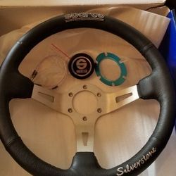 Sparco Silverstone deep dish steering wheel
