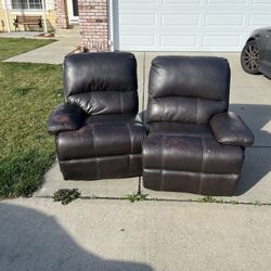Free Leather Sofa Recliner 