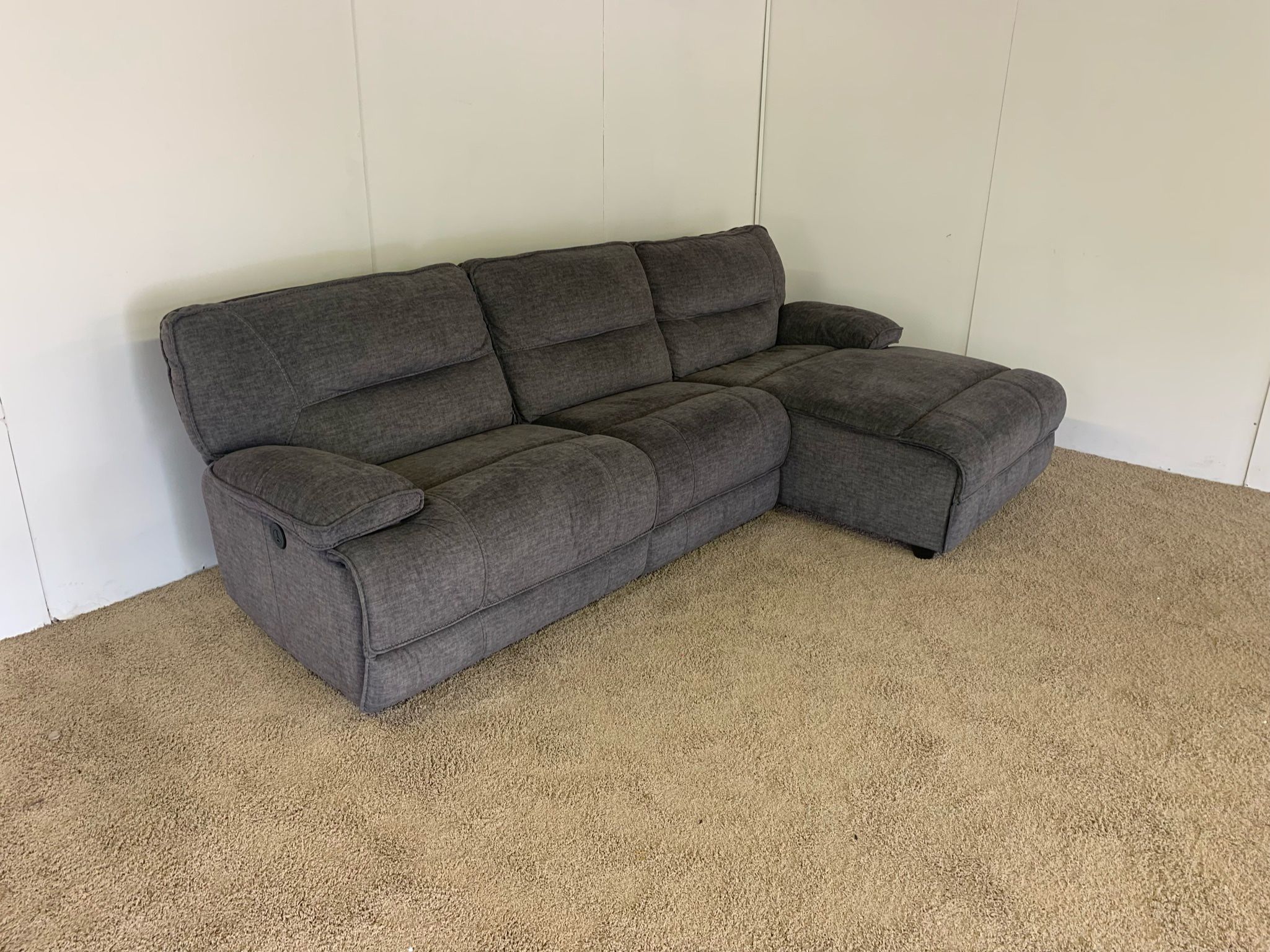 Gray Power Recliner Sectional Sofa *Free Delivery*