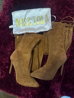 Miss Lola Thigh High Heel Boots