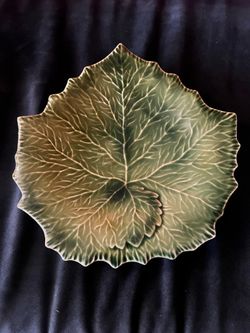 Vintage 90s Williams Sonoma leaf plate