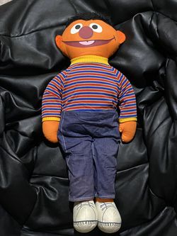Vintage 1970's Knickerbocker 25" Sesame Street Ernie Ragdoll