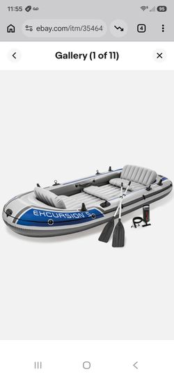 Intex 5 people boat.
