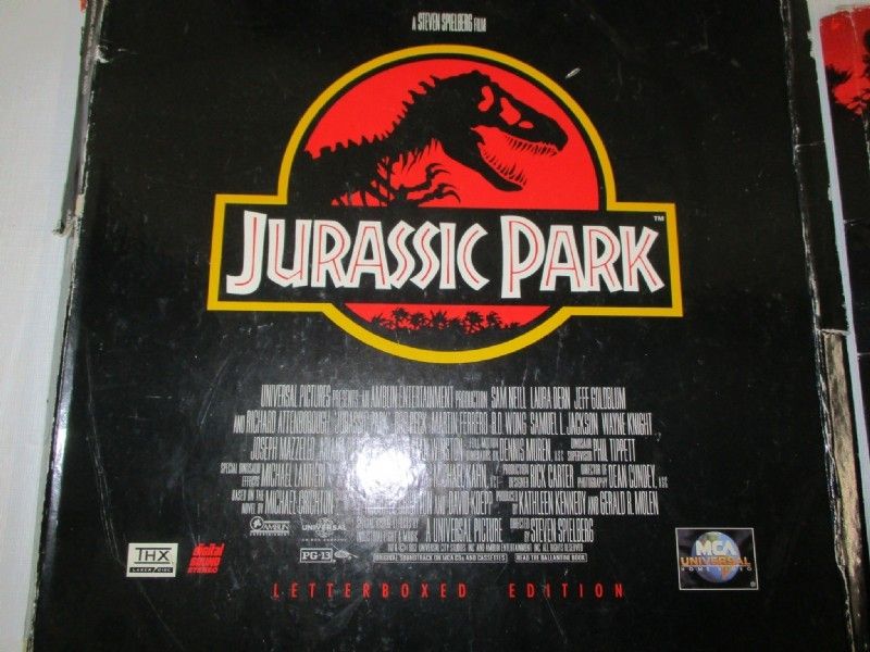 Jurassic Park laserdisc
