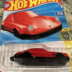 Hot Wheels Porsche 911 Carrera Clip Red Experimotors