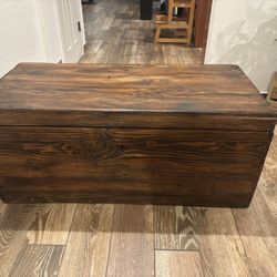 Antique Wooden Chest 