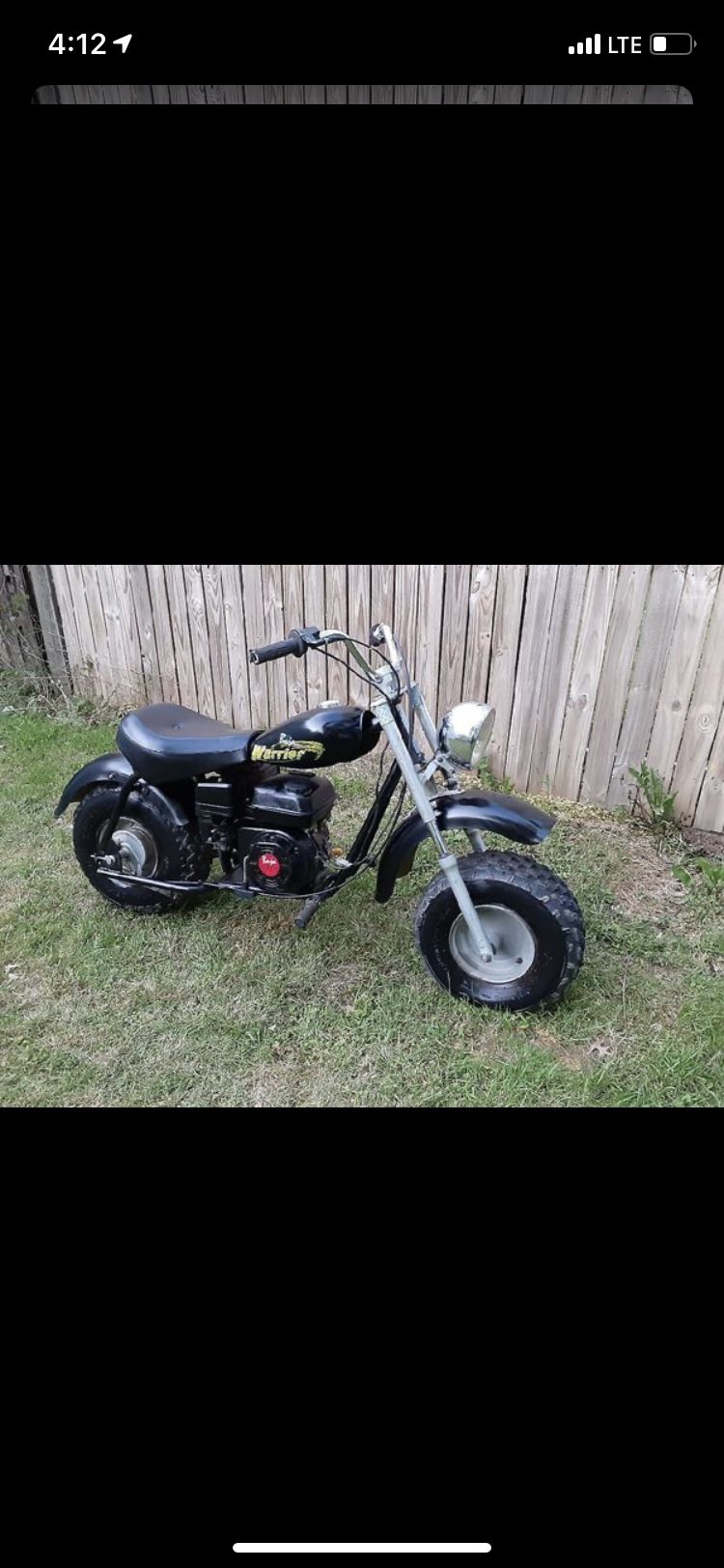 Baja Warrior 196cc Mini Bike