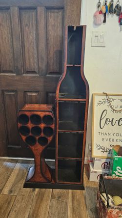 Wood wine rack