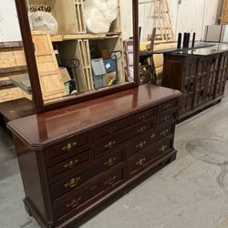 Dresser And Mirror