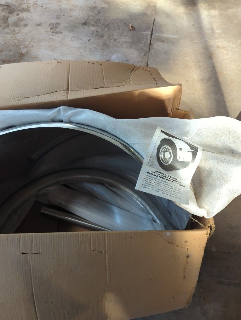 Chrome Wheel Fenders ( Pair)