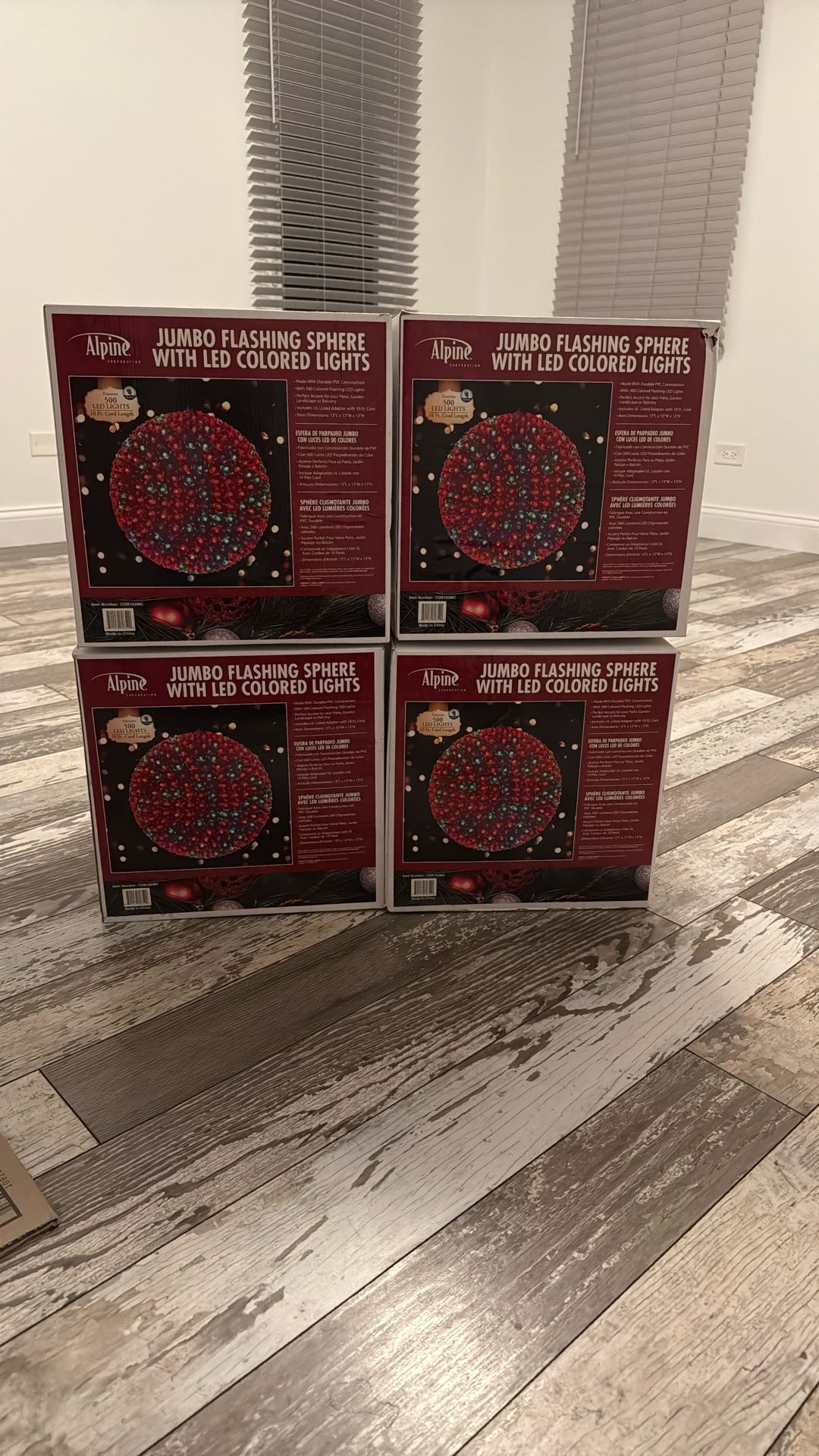 13” Jumbo Size Flashing Spear Ornament With Multi Color Led Lights Have 4 Of Them