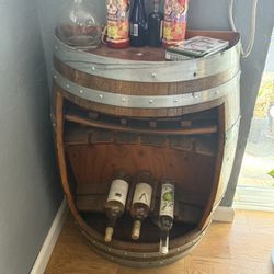 Wine Stand Barrel 