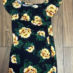 Sun Flower Dress Woman L