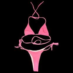 2-piece Cheeky Bikini Swimsuit Set 
