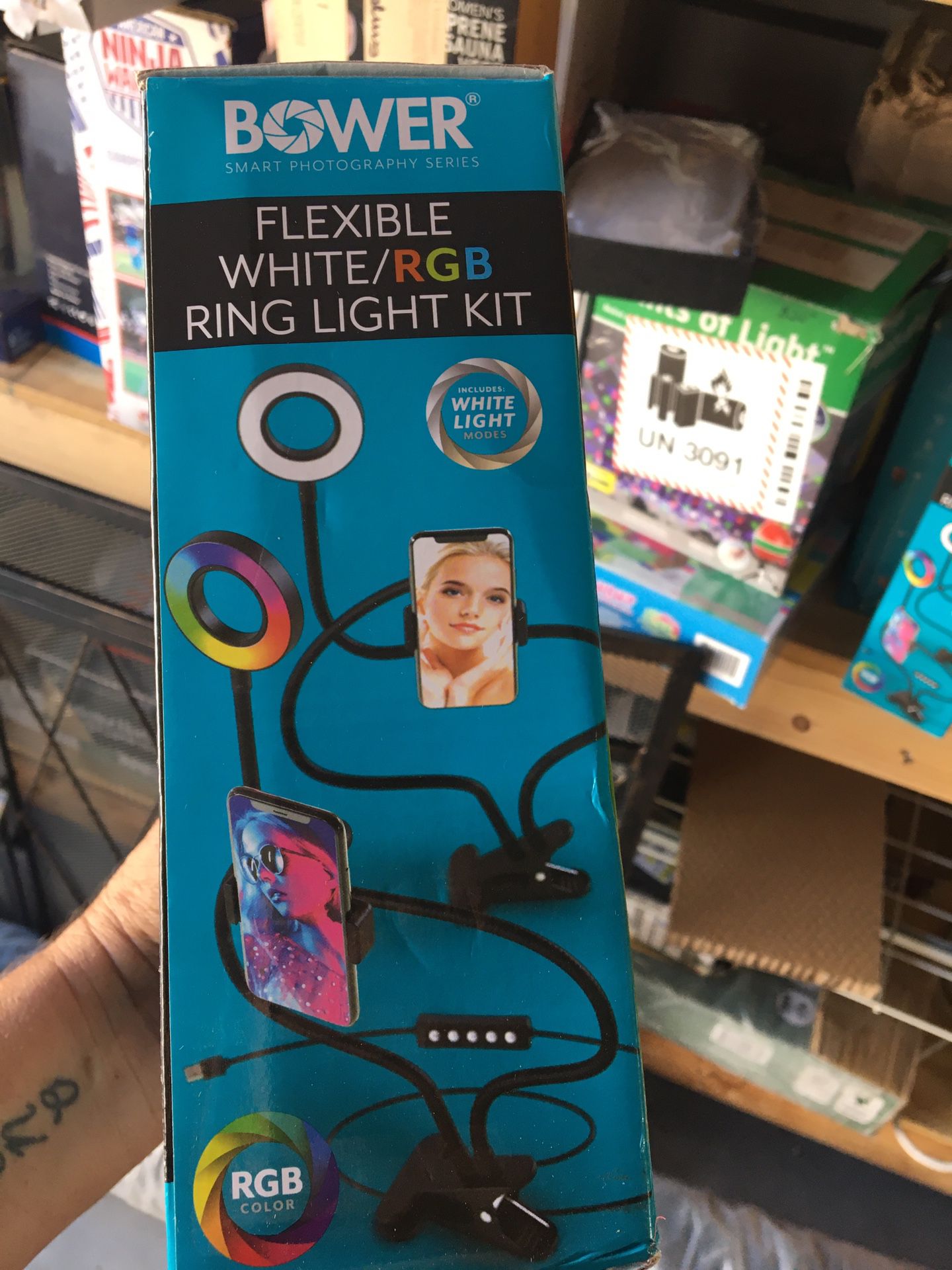 Flexible White Ring Light