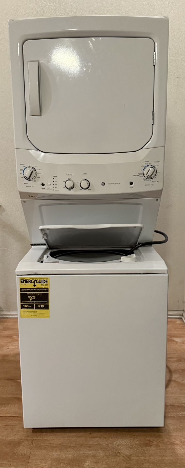 GE Stackable Washer And Dryer