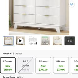 White Dresser