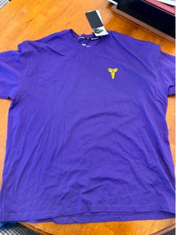 Nike Kobe Mamba Mentality Shirt Mens XL loose fit Purple Basketball Tee HJ3318-504