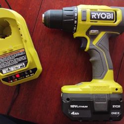 Ryobi Brushless drill***Charger***4ah Battery