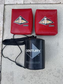 Training Square Hand Contact Target Pads and Double End Bag