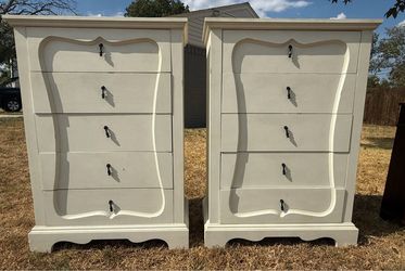 Pair of Tall 5-Drawer Dressers