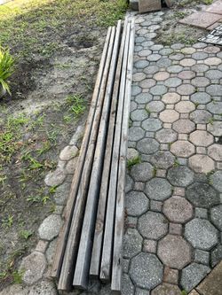 Long pieces of wood