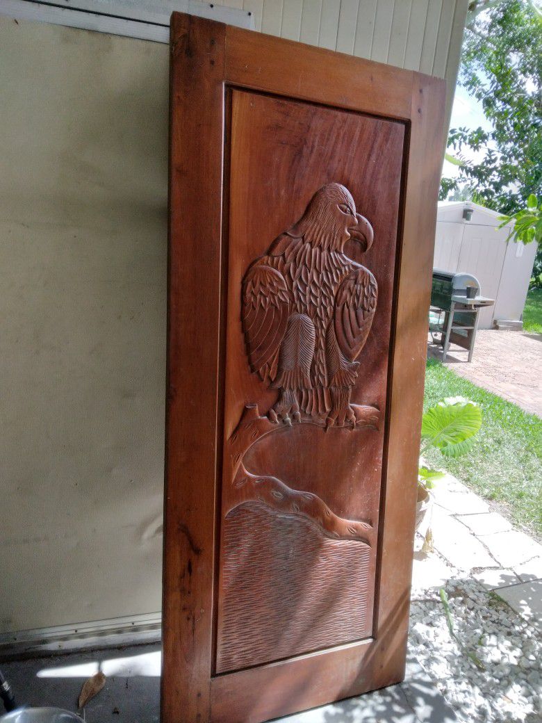 Eagle Carved Door