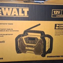 **DEWALT Jobsite Bluetooth Radio – Brand New!**  