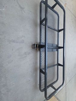 Heavy Duty Folding Steel Hitch Cargo Carrier Basket – Fits 2" Receiver