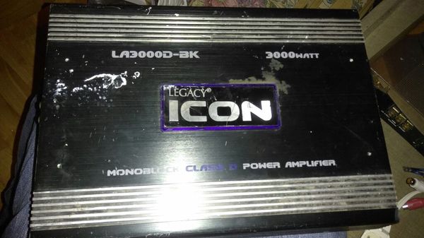 Legacy Icon 2000 Watt Amp DIY Fixed