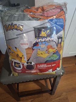 Pokémon 2 piece comforter set twin/ full