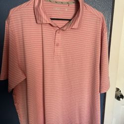 Salmon Walter Hagen Golf Shirt XL