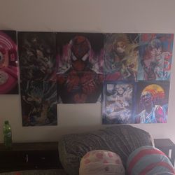 Holographic Anime Posters