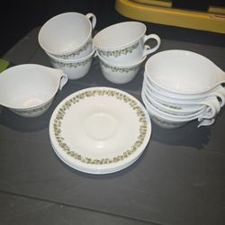 5 Saucer & 12cups All For $30
