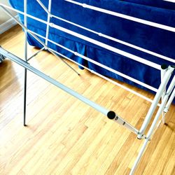 White Extending Dryer Rack