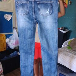 Blue Pants Size 13 To 31