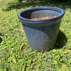 Blue Plant Pot/Planter 