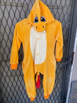 Kid charmander onesie