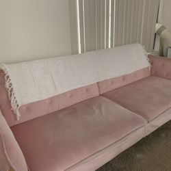 PINK FUTON COUCH