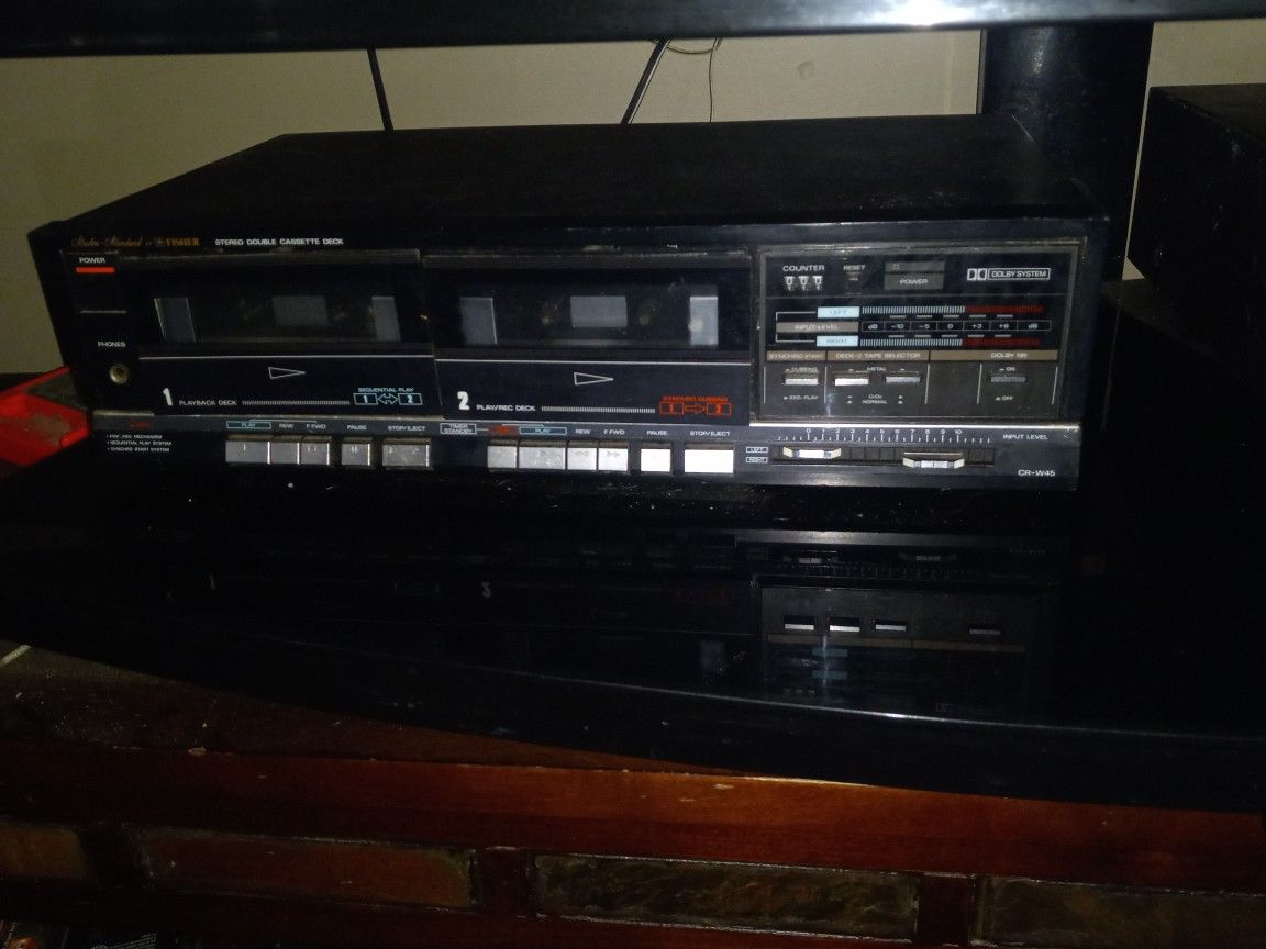 Vintage Studio Standard by Fisher Double Cassette Deck