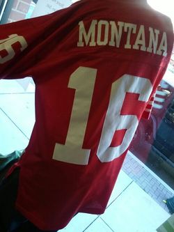 Mens Montana #16 49ers Jersey. Size medium
