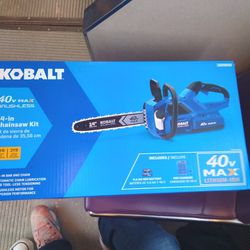 40v Kobalt Chainsaw 14in Kit With Battery And Charger