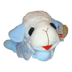 NEW Multipet 24" Jumbo Squeaky Holiday Lambchop Plush Dog Toy Petsmart Snowflake 