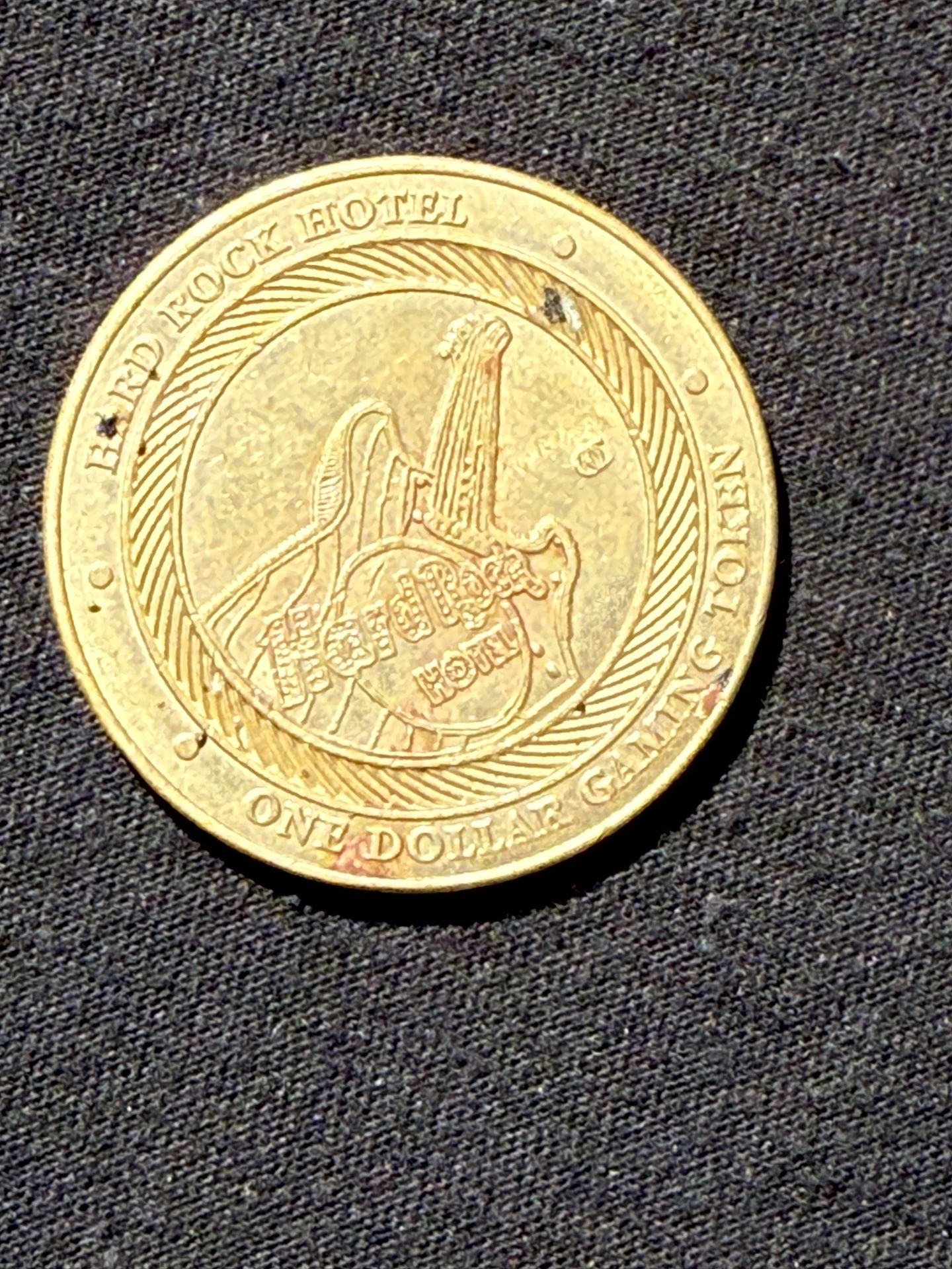 Hard Rock Hotel $1 gaming token