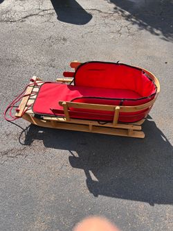 LL Bean kids pull sled